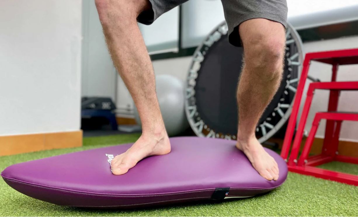Renforcement musculaire des membres inférieurs avec Toyboard en kiné