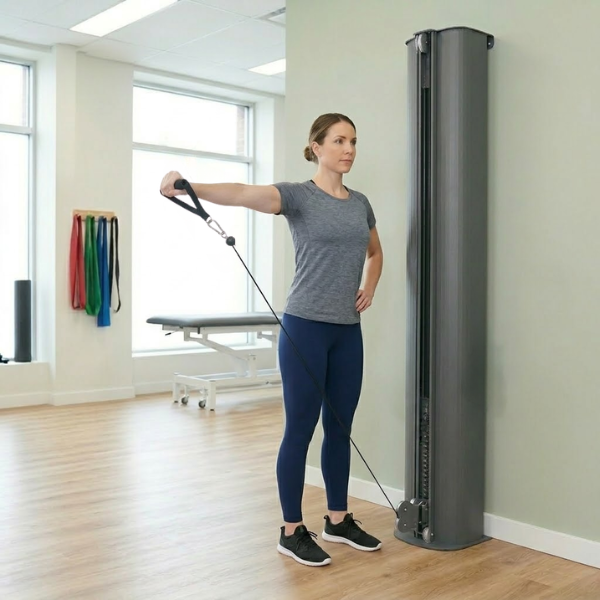 élévations latérales de bras avec poulie Vertical Pro
