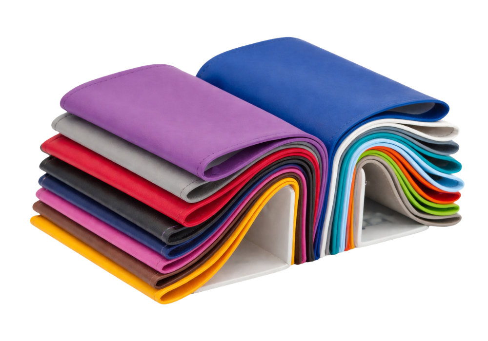 nuancier de simili cuir pour coussins de kinésithérapie