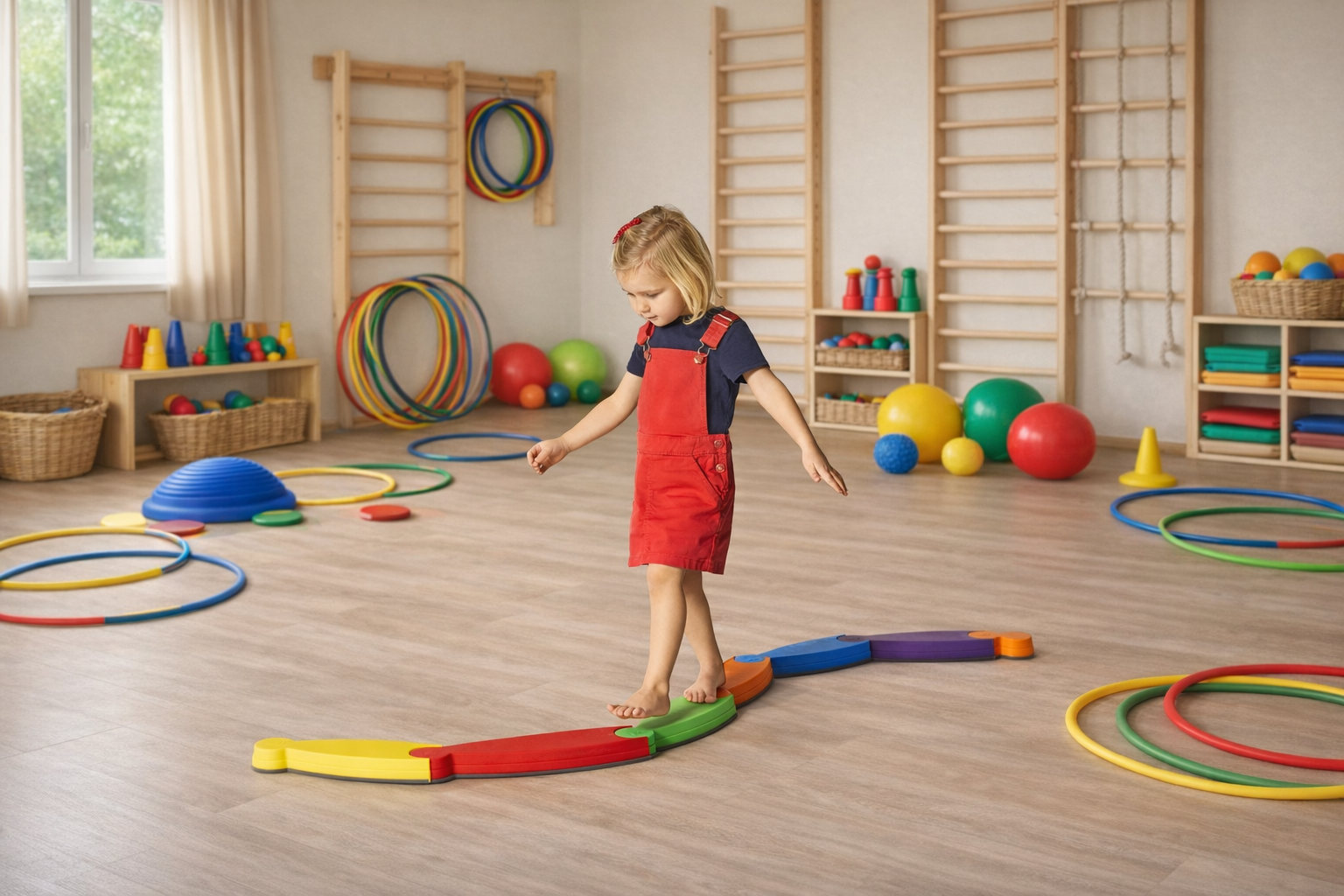 Chaise ballon pour kinésithérapie, favorisant une posture correcte et le renforcement du tronc