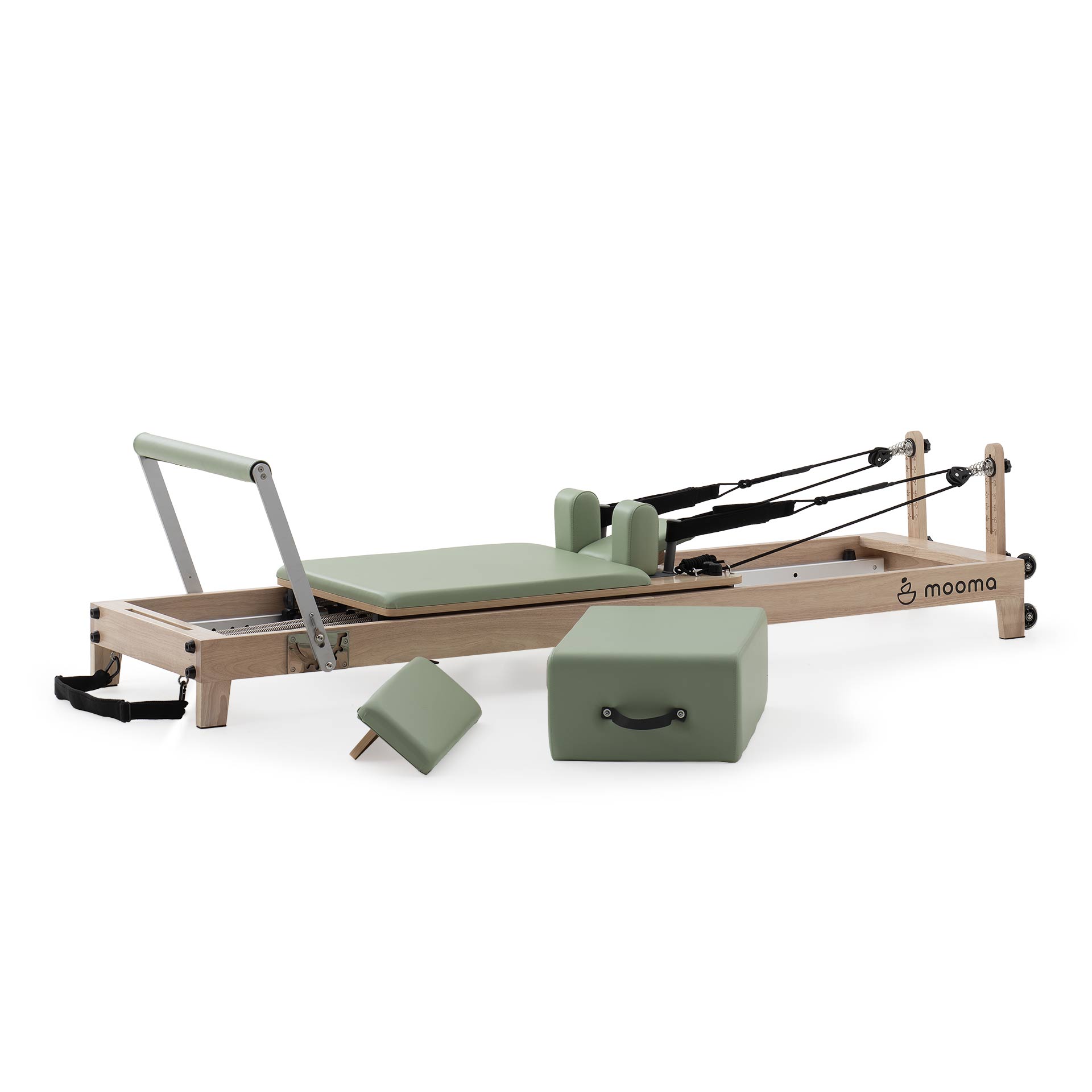 Reformer Pilates kiné accessoires inclus sangles poignées équipement complet rééducation
