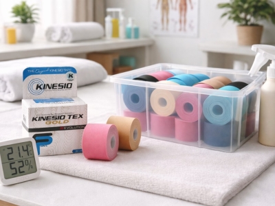 Stocker et conserver ses bandes de Kinesio Taping pour une bonne adhérence