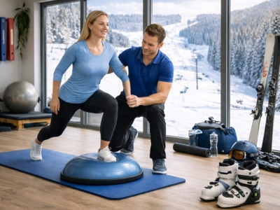 Préparer ses patients à la saison de ski exercices kiné matériel et récupération
